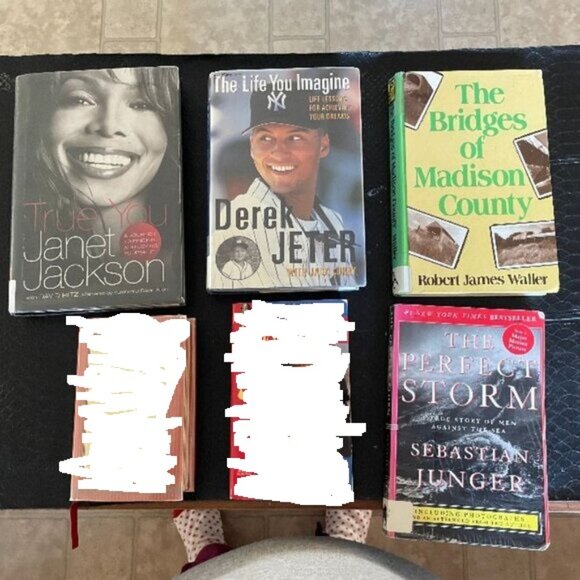 The Bridges of Madison County Other - BOOKS ANY 4 FOR $6 - CELEBRITY JANET JACKSON, DEREK JETER & CLASSIC NOVELS, GUC